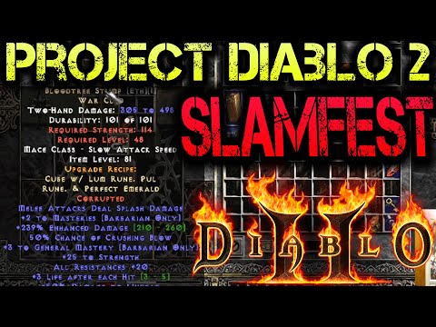 GODLY as FAWCK SLAMFEST in PROJECT DIABLO 2 - (Ft. Dane & Baza)