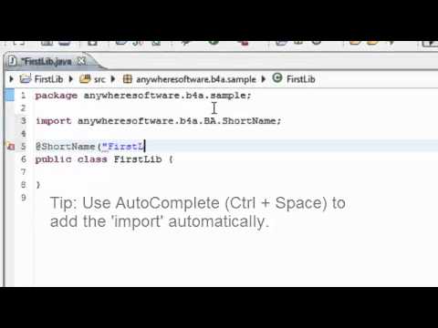 Basic4android Tutorial Creating A Library