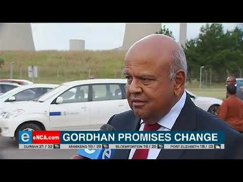 Gordhan promises change