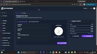 Cara login, ganti password, info akun dan langganan
