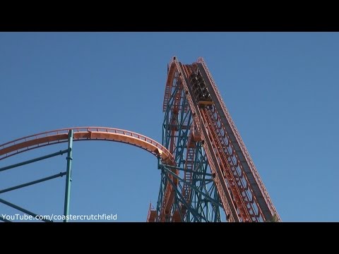 Off-ride footage of a Goliath train