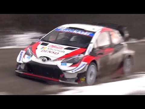 2020 WRC Rallye Monte-Carlo: DAY 2 - INSANE Fly Bys at TOP SPEED and Flatout Action!