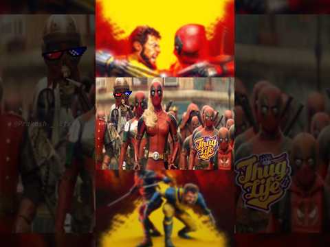Deadpool and Wolverine Thug Life Tamil 🤣🔞 | #deadpool #thuglifetamil #comedy #funny #fun #shorts