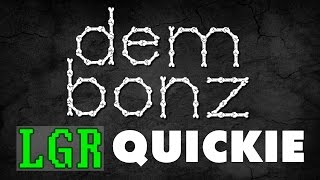 LGR - Dem Bonz - DOS PC Game Review
