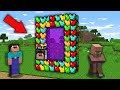 Minecraft NOOB vs PRO: ONLY NOOB CAN ACTIVATE THIS ARMOR PORTAL WITH FACE SCANNER! 100% trolling