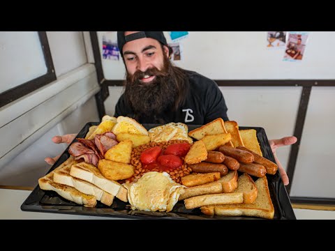 KJ'S 666 FULL ENGLISH BREAKFAST CHALLENGE | BeardMeatsFood