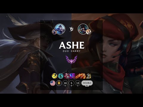 Ashe ADC vs Caitlyn - NA Master Patch 12.9