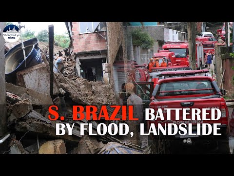 Towns and forests devastated as deadly flood, landslide impact southern Brazil