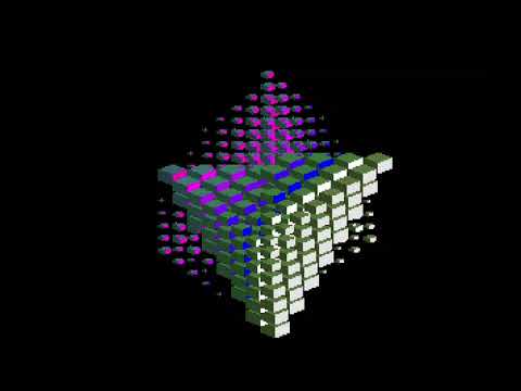 Hydraulic Pixels 2.0 (Compo Ver.) - a 256-byte intro by iONic/AstroideA for lovebyte 2021 demoparty