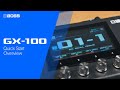 BOSS Processeur d’effets GX-100