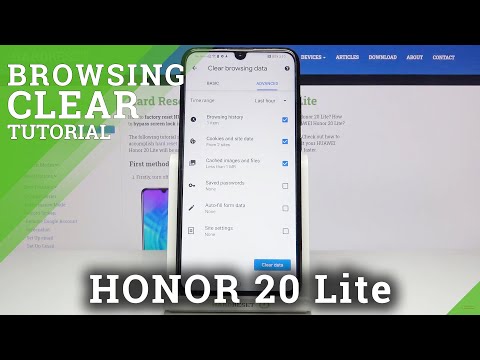 How to Clear Browsing Data on HUAWEI Honor 20 Lite – Clear Browsing History