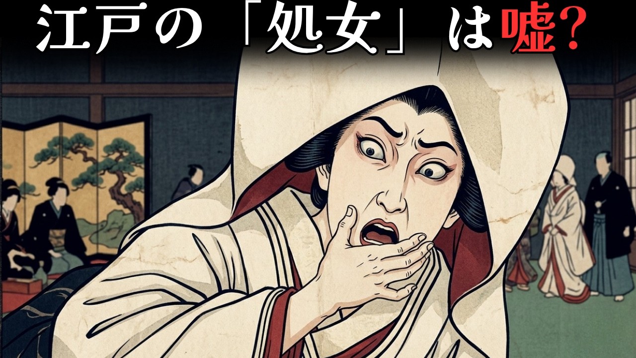 江戸の婚姻に隠された「処女」の嘘｜現代人が知らない衝撃の真実【江戸時代の庶民】【江戸ログ】