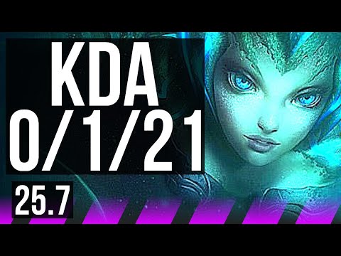 NAMI & Varus vs SORAKA & Lucian (SUP) | 0/1/21 | EUW Challenger | 25.7