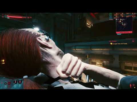 Cyberpunk 2077 The Pickup - Escape from All Foods (Stealth)