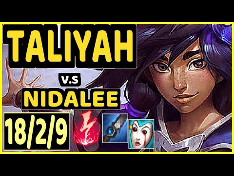 DARDOCH (TALIYAH) vs NIDALEE - 18/2/9 KDA JUNGLE GAMEPLAY - NA Ranked DIAMOND