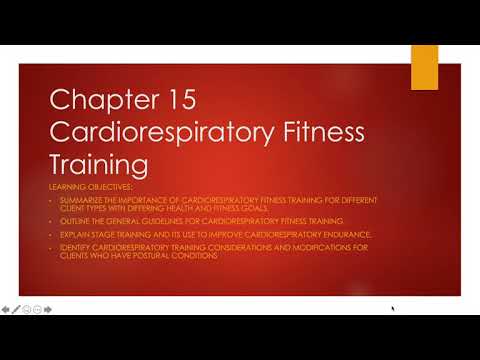 第 15 章 - 心肺功能訓練 (Chapter 15 - Cardiorespiratory Fitness Training)