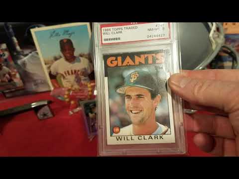 YouTube video about: Will clark baseball card value?