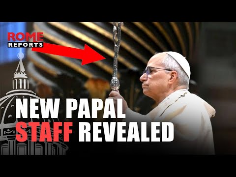 POPE LEO REVEALS a new PAPAL STAFF , but what does it mean?