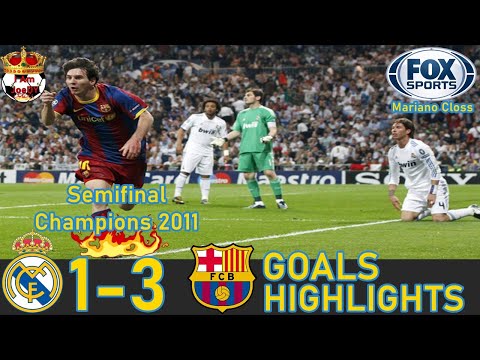 Real Madrid vs Barcelona 0-2 Resumen Semifinal Champions 2011 Mariano Closs