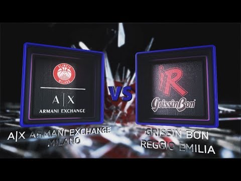Highlights/ AX Armani Exchange Milano-Grissin Bon Reggio Emilia 6° turno LBA Serie A PosteMobile