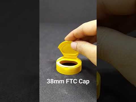 38mm Flip Top Plastic Cap