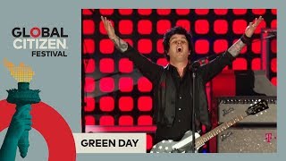 Video thumbnail of "Green Day Perform 'Boulevard of Broken Dreams' | Global Citizen Festival NYC 2017"