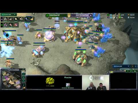 HotS Beta Invitational: Giantt vs EtherNaL game 1