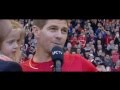 Steven Gerrard's farewell speech at Anfield