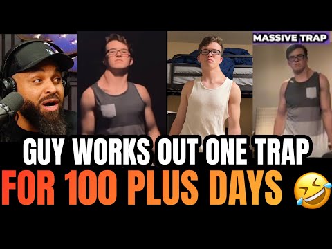 Guy Works Out One Trap Muscle  for 100+ DAYS Straight!