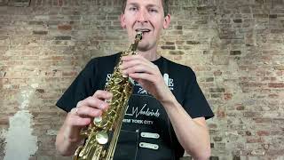 Video thumbnail for Amazing Condition Original Selmer Mark VI Soprano 187xxx Play Test! www.newyorksax.com by JL Woodwinds