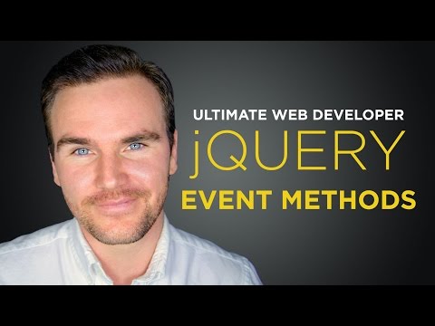jQuery Event Methods [#5] Ultimate Web Developer Course (Free Tutorial)