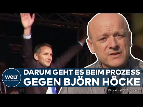 BJÖRN HÖCKE: Nazi-Motto! AFD-Chef steht wegen verbotener SA-Parole in Halle vor Gericht
