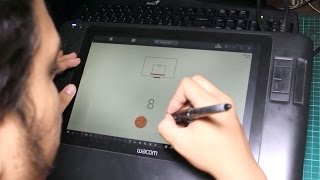 How to Play and Score High in Facebook Messenger Basketball Hoops Using the Cintiq Drawing Tablet