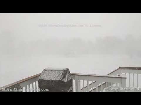 Beacon, NY intense snow squall - 2/19/2022