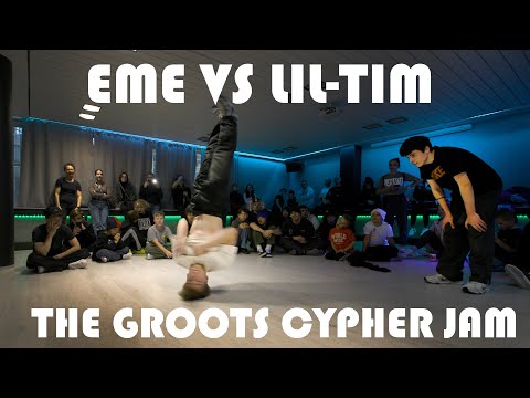 Eme vs Lil Tim  - The Groots Cypher Jam - Crew Dance Studio