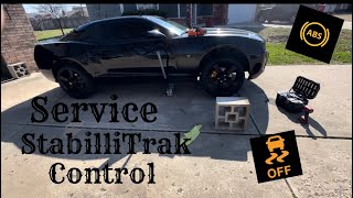 Service StabiliTrak Causing Issues on the 5th gen Camaro