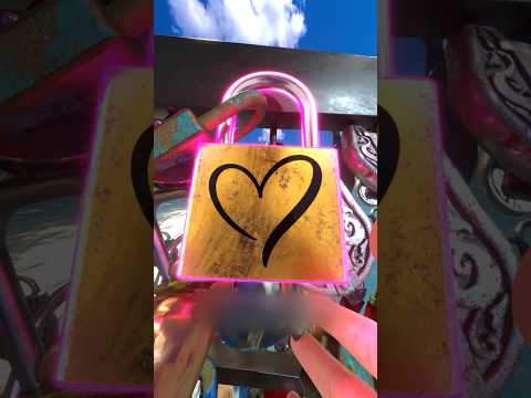 Paris Love Locks Secret 🔐 #shorts
