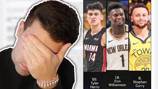 REACTING TO ESPN'S TOP 100 NBA PLAYERS LIST!