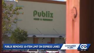 Publix removes 10-item limit from express lanes in their stores