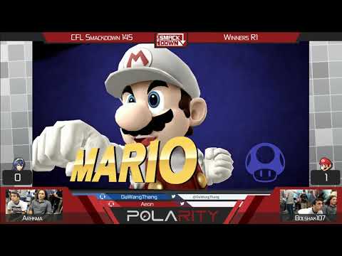 CFL Smackdown 145 WiiU - Arhkma (Lucina) vs Bolshak107 (Mario) - Winners R1