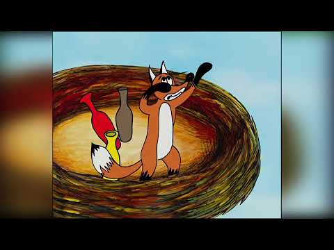 Lucie Vondráčková zpívá s Jiřím Kornem dětskou písničku Liška a čáp, animovaný film Báječná show