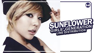 Girls’ Generation (소녀시대) –  Sunflower | Line Distribution (All Vocals)