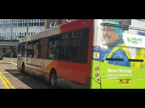 Here is the stagecoach bus 27837 on the number 34 in Guildford Tuesday 9 August 2022