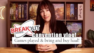 Breakout Con 2023 Vlog! | Board games I played & bring and buy haul! GOT SUCH A GOOD DEAL!