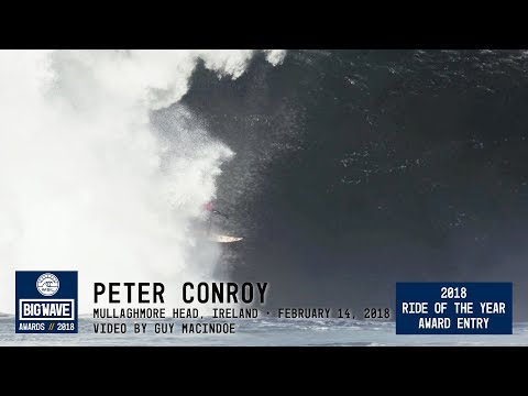 Peter Conroy at Mullaghmore Head  - 2018 Ride of the Year Award Entry - WSL Big Wave Awards