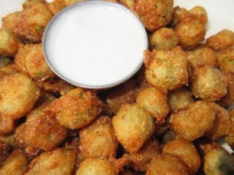 FRIED OKRA in 3 minutes  - Learn how to FRY OKRA Recipe Demonstation