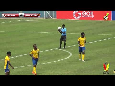 KOFORIDUA SEMPER FI 0 : 2 HEART OF LIONS : DIVISION ONE SUPER CUP HIGHLIGHTS