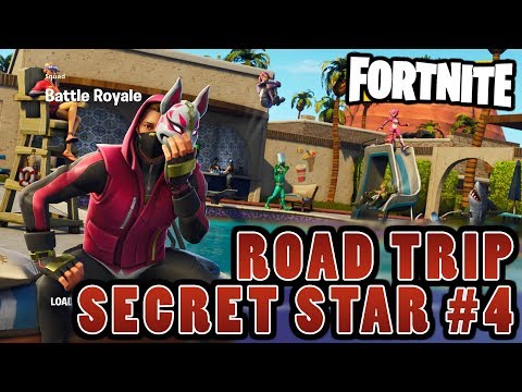 Fortnite Road Trip Secret Battlestar #4  (SEASON 5 WEEK 4 BATTLE PASS CHALLENGE)