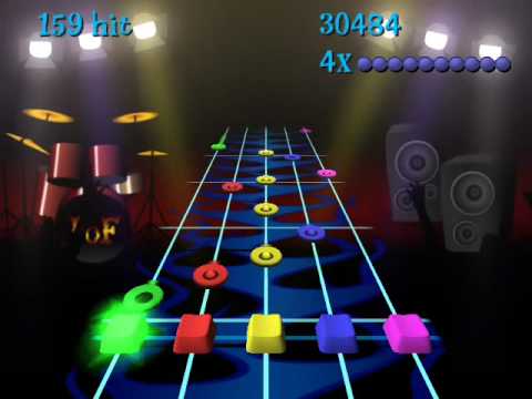 Frets on Fire Custom Song "Forest Maze Metalized" (Bot Demonstration)