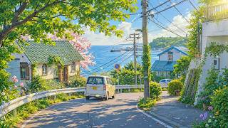 Peaceful Seaside Village In Japan 🌊 Summer Lofi For Fresh Morning & Clear Mind ☀️ Chill Morning Lofi